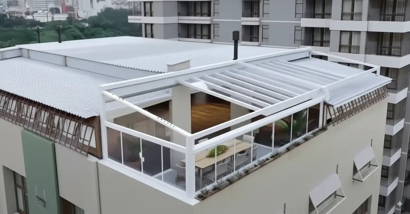 Cobertura retrátil automatizada